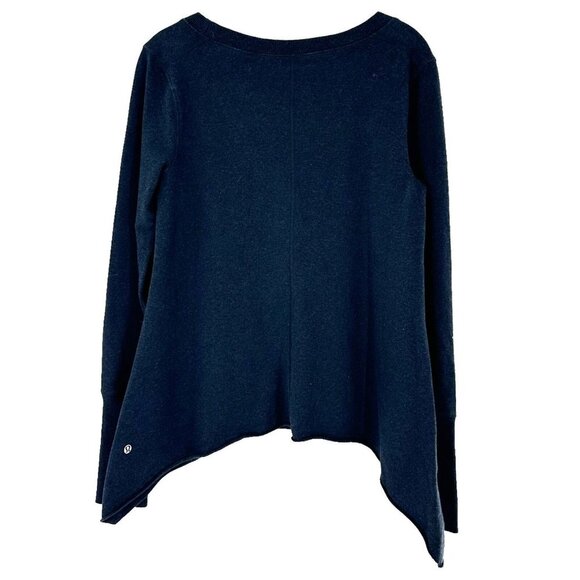 Lululemon Tea Lounge Charcoal Gray Long Sleeve Pullover Size 6 - Picture 7 of 7